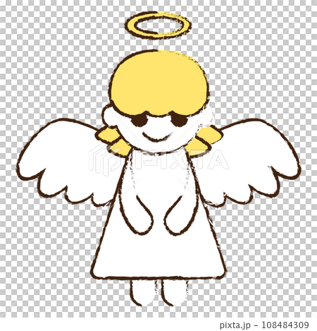 插畫素材天使手繪 插畫素材天使手繪 108484309