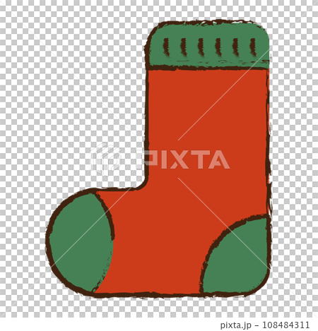 Illustration material socks hand drawn Illustration material socks hand drawn 108484311