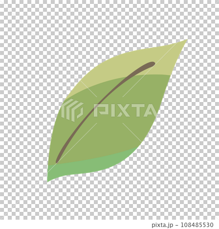 シンプルな葉っぱのイラスト 108485530
