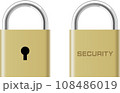 リアルな鍵で表現したセキュリティマーク 108486019