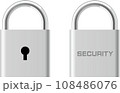 リアルな鍵で表現したセキュリティマーク 108486076