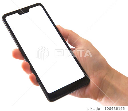 スマホを持つ手 斜め スマホを持つ手 斜め 108486146