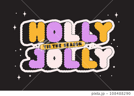 Cartoon funny label. 108488290