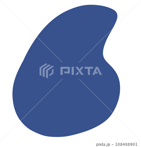 Dark Blue Abstract Shape illustration Abstract Element Dark Blue Abstract Shape illustration Abstract Element 108488901
