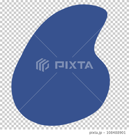 Dark Blue Abstract Shape illustration Abstract Element 108488901