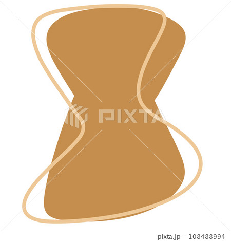 Yellow Abstract Shape illustration Abstract Element 108488994