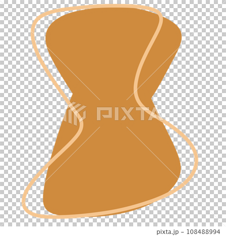 Yellow Abstract Shape illustration Abstract Element 108488994