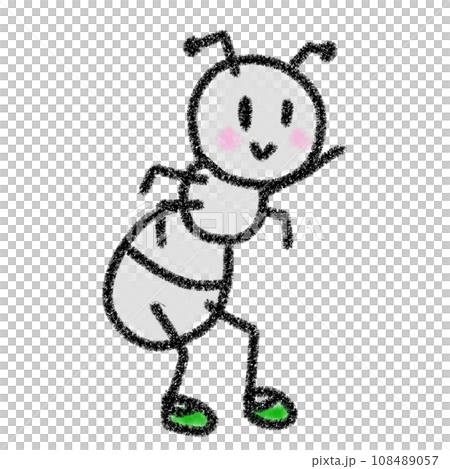 かわいいアリのイラスト かわいいアリのイラスト 108489057