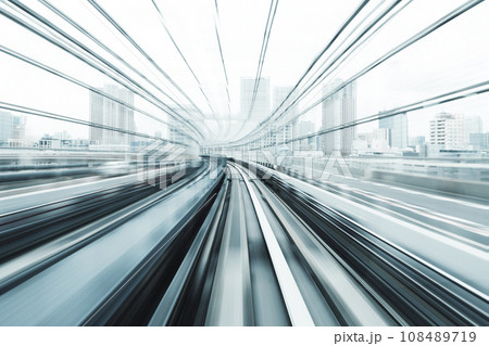 Motion blur of train Motion blur of train 108489719