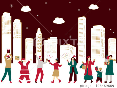 クリスマスを楽しむ人達 クリスマスを楽しむ人達 108489869