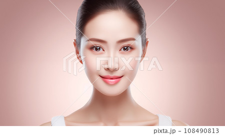 美しい肌の女性モデル 108490813
