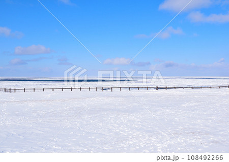 能取岬 流氷 能取岬 流氷 108492266