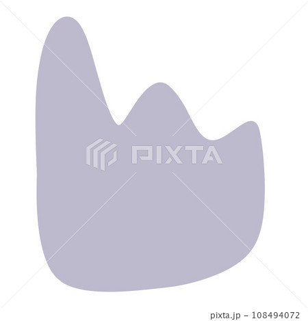 Light Purple Abstract Shape illustration Abstract Element 108494072