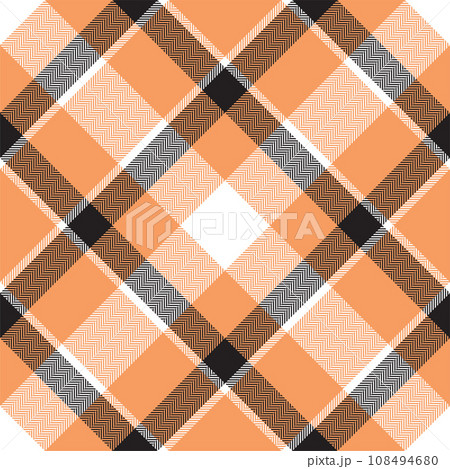 Plaid pattern vector. Check fabric texture. Seamless textile design for clothes, paper print. 108494680