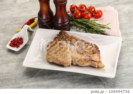 Grilled pork neck juicy steack Grilled pork neck juicy steack 108494738