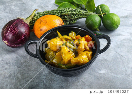 Asian cuisine - Ginger Garlic Chicken 108495027