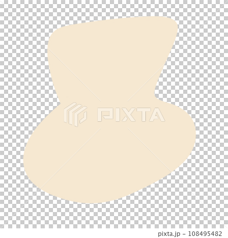 Light Beige Abstract Shape Art illustration...のイラスト素材 [108495482] - PIXTA