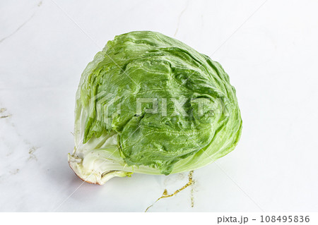 Natural organic iceberg salad cabbage 108495836