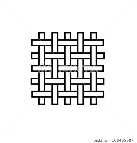 Icons related to textile industry. Fabric feather. Editable stroke. Vector Icons related to textile industry. Fabric feather. Editable stroke. Vector 108495987