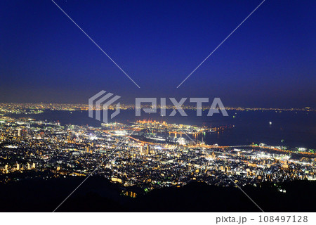 摩耶山　掬星台からの夜景（兵庫県神戸市） 108497128