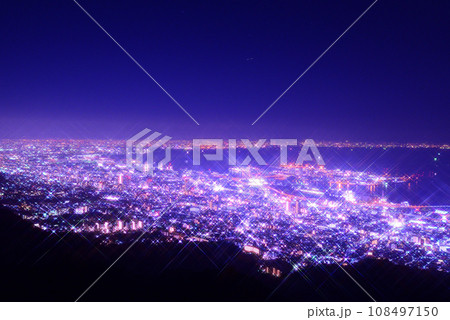 摩耶山　掬星台からの夜景（兵庫県神戸市） 108497150
