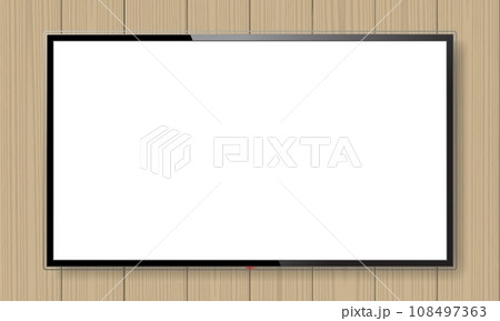 Realistic TV screen mock up 108497363
