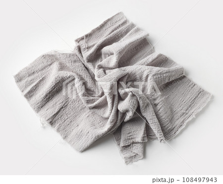 crumpled cotton napkin 108497943
