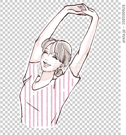 婦女和女孩插畫素材 婦女和女孩插畫素材 108500928