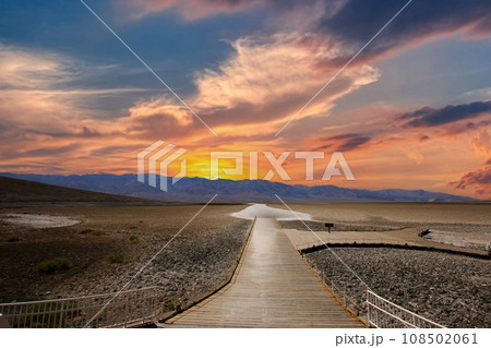 Badwater viewpoint, death valley, california, usa 108502061