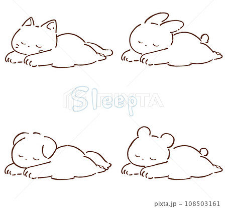 眠る動物 眠る動物 108503161