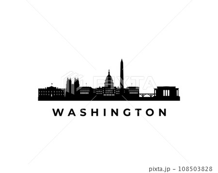 Vector Washington DC skyline. Vector Washington DC skyline. 108503828