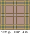 Tartan brown foliage vector image 108504380