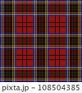 Tartan red black vector image 108504385