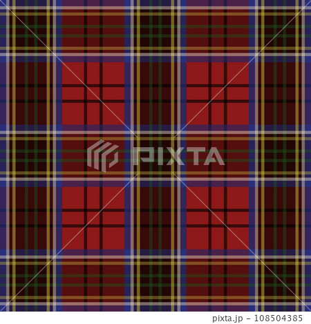 Tartan red black vector image 108504385