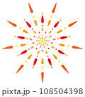 The sun symbol icon hot weather summer 108504398