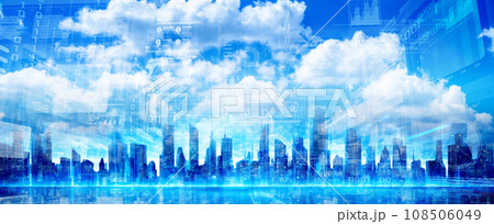 雲のある空の風景 雲のある空の風景 108506049