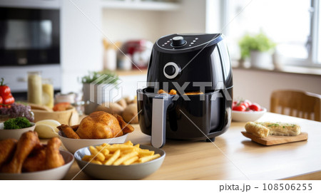 A versatile air fryer, a kitchen essential for healthier, crispy, and delicious meals 108506255