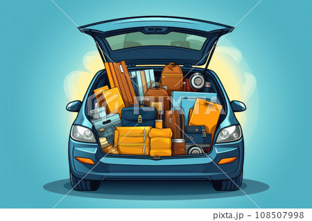 Traveling by car to the mountains and forests Traveling by car to the mountains and forests 108507998