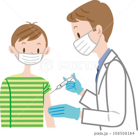 ワクチン接種　子供　感染症予防 108508164