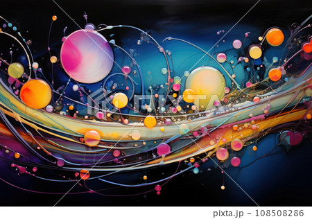 Background with liquid colored swirls and dye blends that flows from top to bottom. Fluid art acrylic texture with colorful waves, mixing paint effect. Background with liquid colored swirls and dye blends that flows from top to bottom. Fluid art acrylic texture with colorful waves, mixing paint effect. 108508286