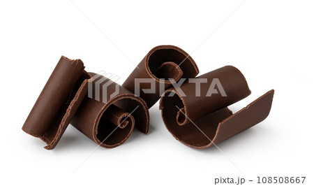 Chocolate shavings 108508667