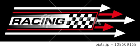 Racing sport background with checkered flag, racing line decals vinyl print for t-shirts, banners, posters. Auto transport race sport sticker Racing sport background with checkered flag, racing line decals vinyl print for t-shirts, banners, posters. Auto transport race sport sticker 108509158