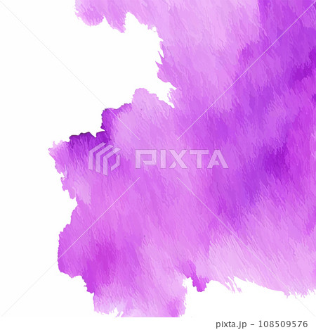 Watercolor colorful paper texture brush paint vector isolated liquid splash on white background. Vector illustration 108509576