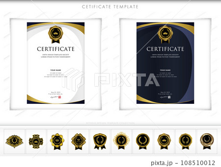 賞状173 certificate award 表彰状 celebration 賞状173 certificate award 表彰状 celebration 108510012