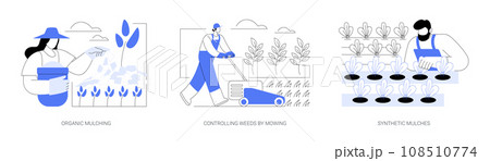 Weed management isolated cartoon vector illustrations se Weed management isolated cartoon vector illustrations se 108510774