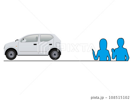 家族と自動車 108515102