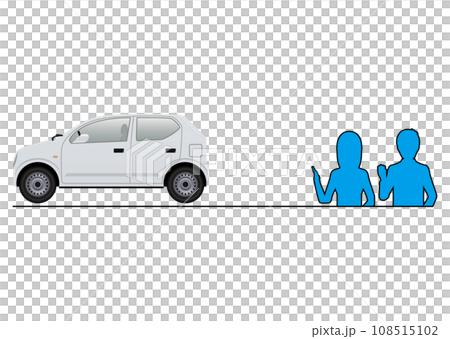 家族と自動車 108515102