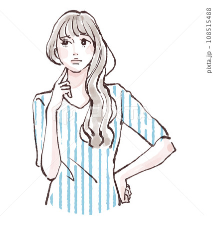 女性・女の子のイラスト素材 女性・女の子のイラスト素材 108515488