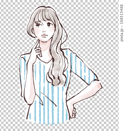 女性・女の子のイラスト素材 女性・女の子のイラスト素材 108515488