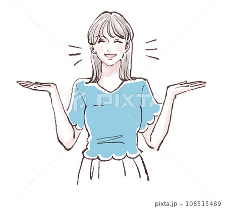 女性・女の子のイラスト素材 女性・女の子のイラスト素材 108515489
